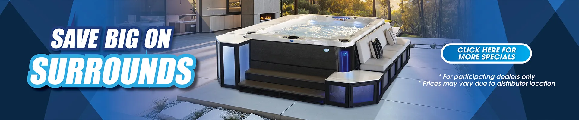 Calspas hot tub being used in a family setting - Houston